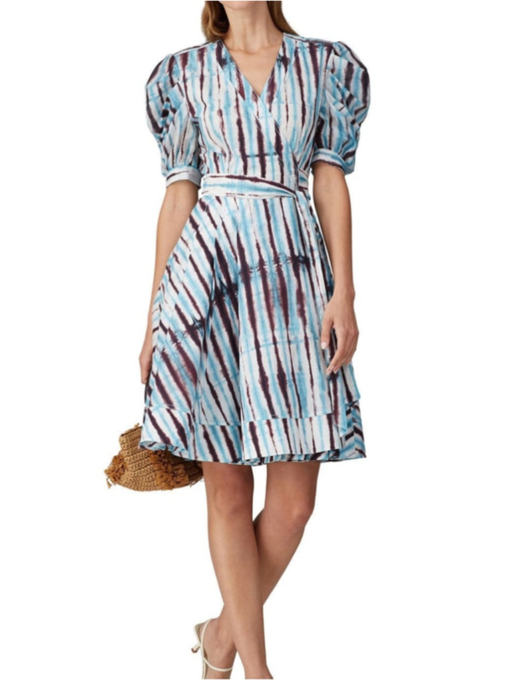 Diane Von Furstenberg Printed Indira Wrap Dress